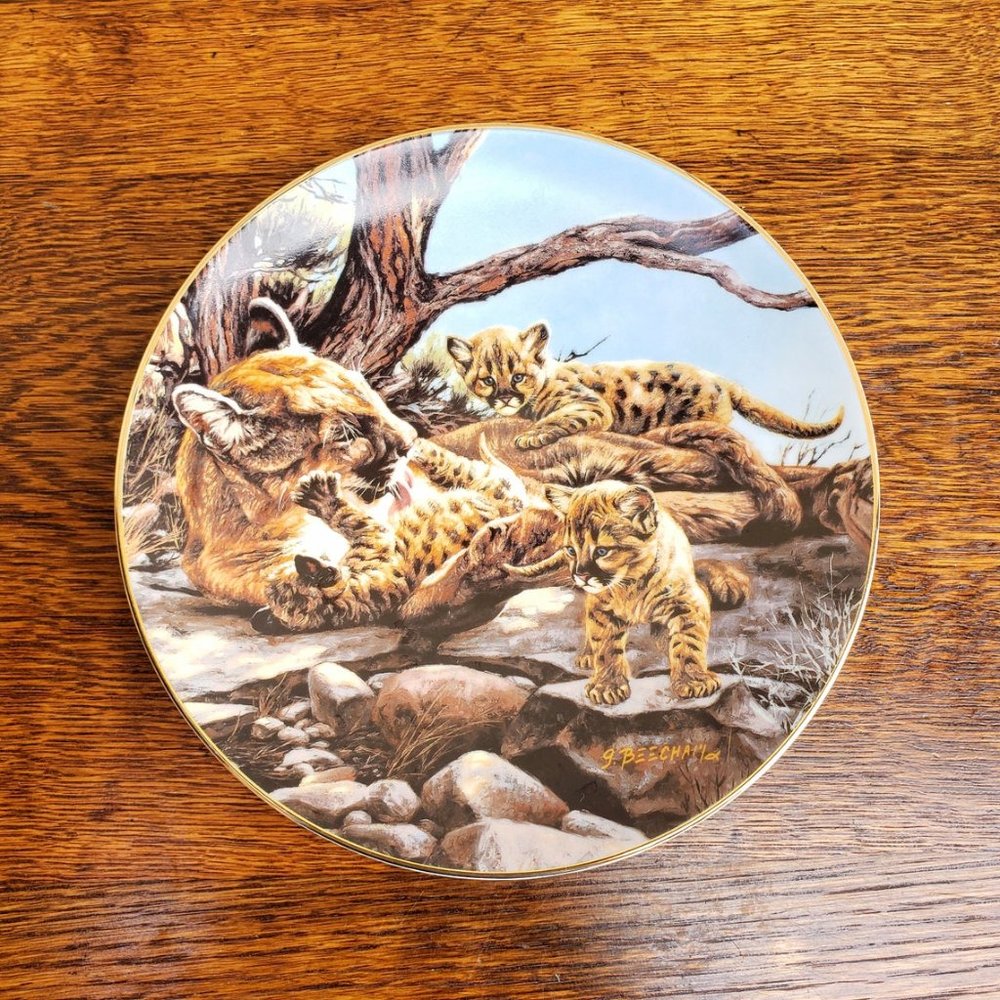 Vintage Collectible Greg Beecham Puma Plate